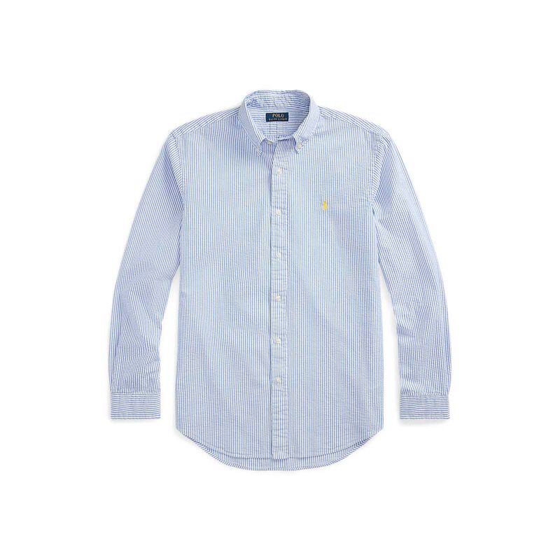 Polo Ralph Lauren Custom Fit Striped Seersucker Shirt image number 2